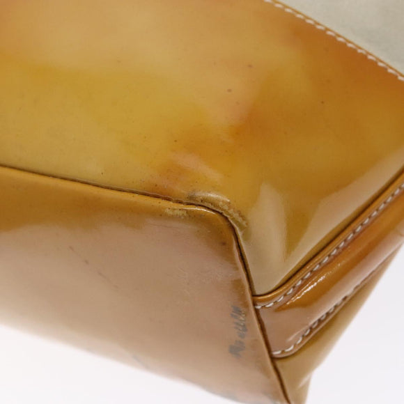 GUCCI Shoulder Bag Enamel Orange Silver 000 1013 0555 Auth bs29061