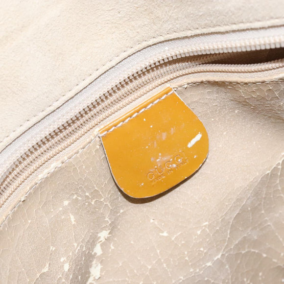 GUCCI Shoulder Bag Enamel Orange Silver 000 1013 0555 Auth bs29061
