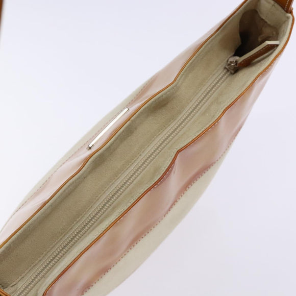 GUCCI Shoulder Bag Enamel Orange Silver 000 1013 0555 Auth bs29061