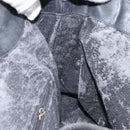 GUCCI Bamboo Tote Bag Suede Leather 2way Black Gold 001 2404 15770 Auth bs29062-18