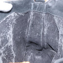 GUCCI Bamboo Tote Bag Suede Leather 2way Black Gold 001 2404 15770 Auth bs29062-19