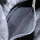 GUCCI Bamboo Tote Bag Suede Leather 2way Black Gold 001 2404 15770 Auth bs29062-20