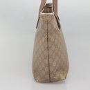 GUCCI GG Supreme Tote Bag PVC Beige Gold 211137 Auth bs29064-4
