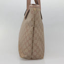 GUCCI GG Supreme Tote Bag PVC Beige Gold 211137 Auth bs29064-5