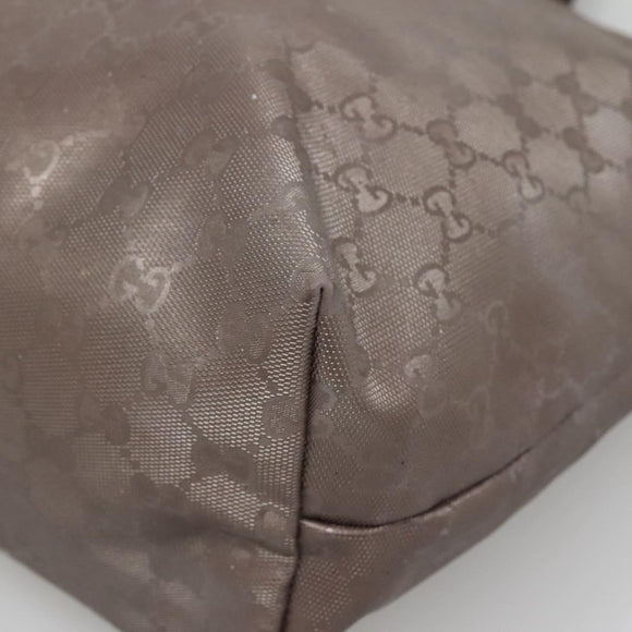 GUCCI GG Implementation Tote Bag PVC Pink Silver 211137 Auth bs29066