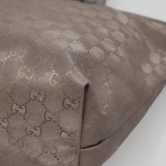 GUCCI GG Implementation Tote Bag PVC Pink Silver 211137 Auth bs29066