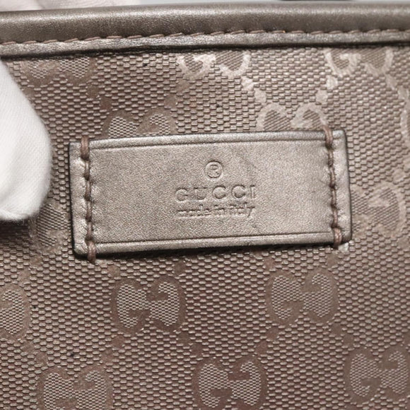 GUCCI GG Implementation Tote Bag PVC Pink Silver 211137 Auth bs29066