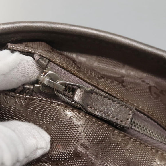 GUCCI GG Implementation Tote Bag PVC Pink Silver 211137 Auth bs29066