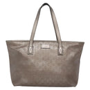 GUCCI GG Implementation Tote Bag PVC Pink Silver 211137 Auth bs29066-13