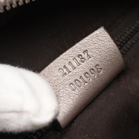 GUCCI GG Implementation Tote Bag PVC Pink Silver 211137 Auth bs29066