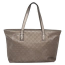 GUCCI GG Implementation Tote Bag PVC Pink Silver 211137 Auth bs29066-2