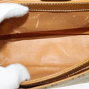 GUCCI GG Canvas Shoulder Bag Beige Gold Auth bs29069-16