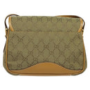 GUCCI GG Canvas Shoulder Bag Beige Gold Auth bs29069-3