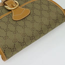 GUCCI GG Canvas Shoulder Bag Beige Gold Auth bs29069-6
