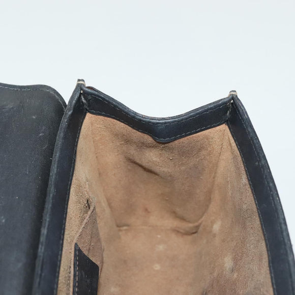 GUCCI GG Supreme Chain Shoulder Bag PVC Beige Gold 409487 Auth bs29070