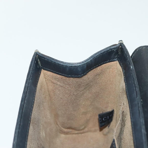 GUCCI GG Supreme Chain Shoulder Bag PVC Beige Gold 409487 Auth bs29070