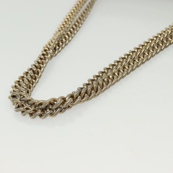 GUCCI GG Supreme Chain Shoulder Bag PVC Beige Gold 409487 Auth bs29070