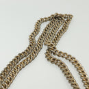 GUCCI GG Supreme Chain Shoulder Bag PVC Beige Gold 409487 Auth bs29070-8