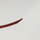 CHANEL Matelasse Chain Shoulder Bag Lamb Skin Red Gold CC Auth bs29076-9