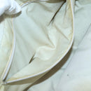 CHANEL New Travel Line Hand Bag Nylon Beige Silver CC Auth bs29078-20