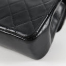 CHANEL Matelassé Chain Shoulder Bag Lammleder Schwarz Gold CC Auth bs29080-17