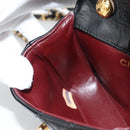 CHANEL Matelassé Chain Shoulder Bag Lammleder Schwarz Gold CC Auth bs29080-22