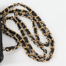 CHANEL Matelassé Chain Shoulder Bag Lammleder Schwarz Gold CC Auth bs29080-9