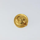 CHANEL Earring metal Gold CC Auth bs29081-3