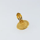 CHANEL Earring metal Gold CC Auth bs29081-4