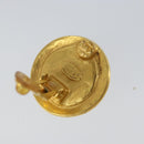 CHANEL Earring metal Gold CC Auth bs29081-5