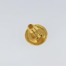 CHANEL Earring metal Gold CC Auth bs29081-7