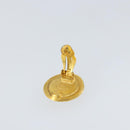 CHANEL Earring metal Gold CC Auth bs29081-8