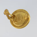CHANEL Earring metal Gold CC Auth bs29081-9