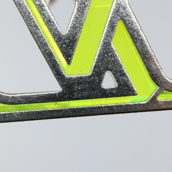 LOUIS VUITTON LV Prism Bijoux Sac Bag Charm metal Yellow M68678 LV Auth bs29082