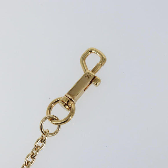 LOUIS VUITTON Porte Cre Aventur Charm metal Gold M95280 LV Auth bs29083