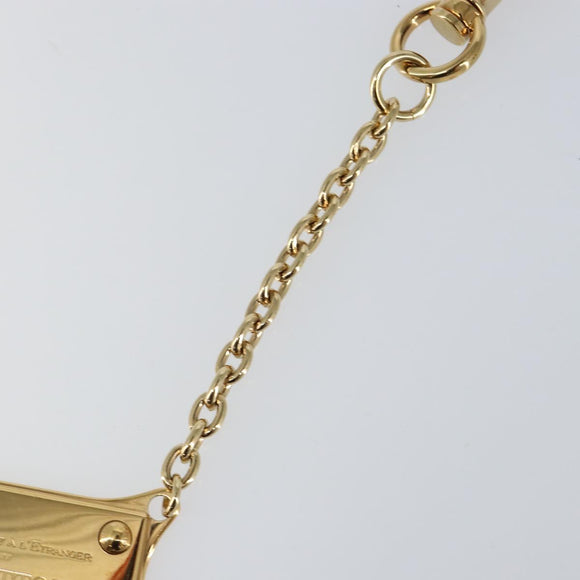 LOUIS VUITTON Porte Cre Aventur Charm metal Gold M95280 LV Auth bs29083