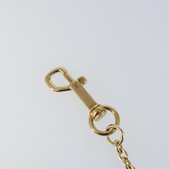LOUIS VUITTON Porte Cre Aventur Charm metal Gold M95280 LV Auth bs29083