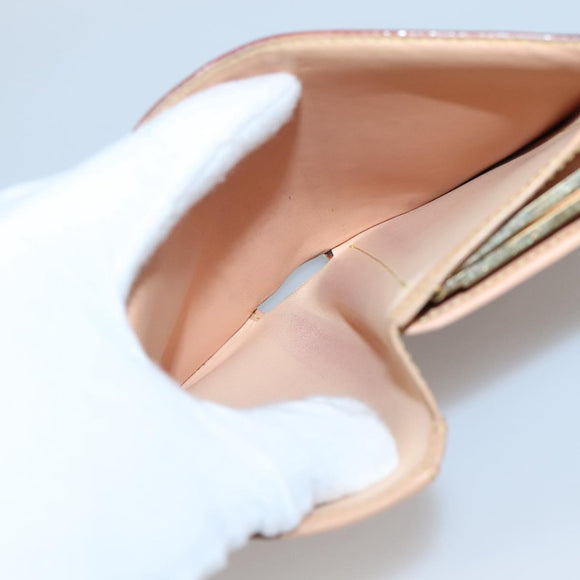 LOUIS VUITTON Multicolor Portefeuille Viennois Wallet White M92987 Auth bs29084