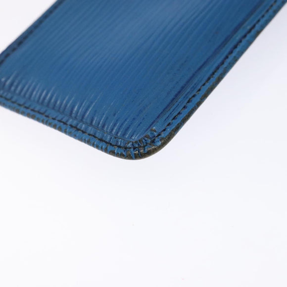 LOUIS VUITTON Epi Pochette Cles Coin Purse Blue M6380G LV Auth bs29085