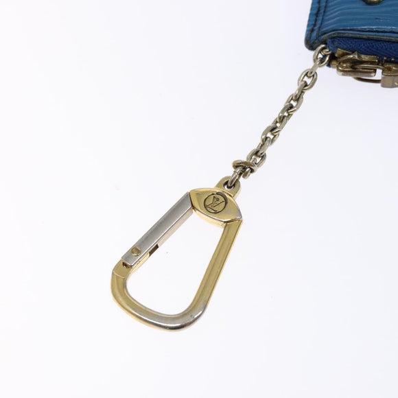 LOUIS VUITTON Epi Pochette Cles Coin Purse Blue M6380G LV Auth bs29085