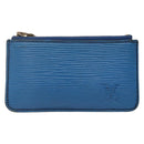 LOUIS VUITTON Epi Pochette Cles Coin Purse Blue M6380G LV Auth bs29085-13