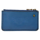 LOUIS VUITTON Epi Pochette Cles Coin Purse Blue M6380G LV Auth bs29085-2