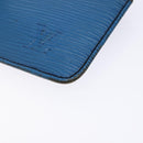 LOUIS VUITTON Epi Pochette Cles Coin Purse Blue M6380G LV Auth bs29085-14