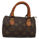 LOUIS VUITTON Monogram Mini Speedy Hand Bag M41534 LV Auth bs29086-1