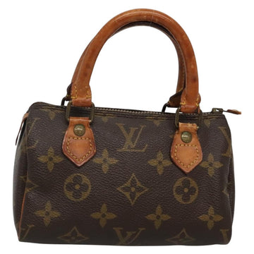 LOUIS VUITTON Monogram Mini Speedy Hand Bag M41534 LV Auth bs29086
