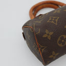 LOUIS VUITTON Monogram Mini Speedy Hand Bag M41534 LV Auth bs29086-14