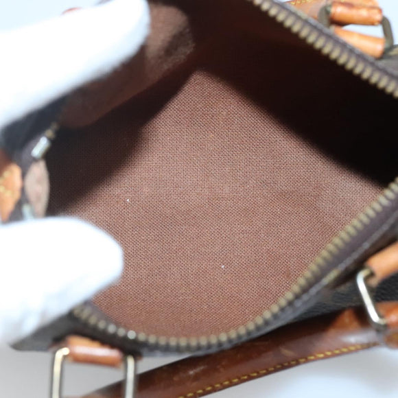 LOUIS VUITTON Monogram Mini Speedy Hand Bag M41534 LV Auth bs29086
