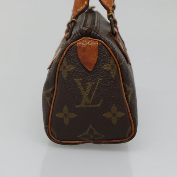 LOUIS VUITTON Monogram Mini Speedy Hand Bag M41534 LV Auth bs29086