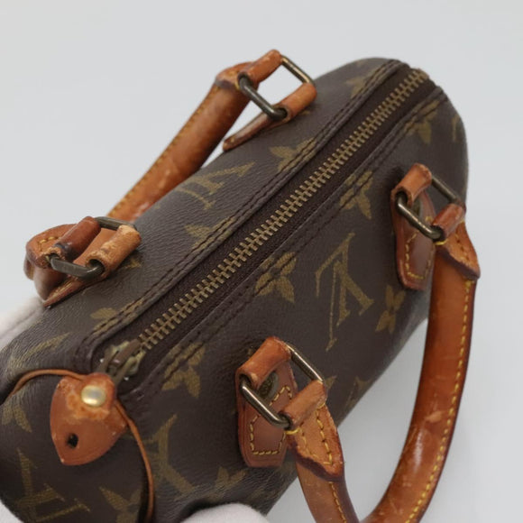 LOUIS VUITTON Monogram Mini Speedy Hand Bag M41534 LV Auth bs29086