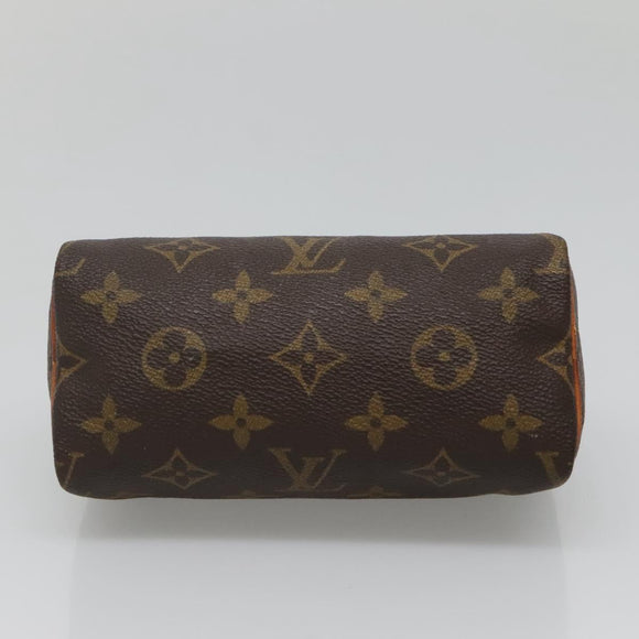 LOUIS VUITTON Monogram Mini Speedy Hand Bag M41534 LV Auth bs29086